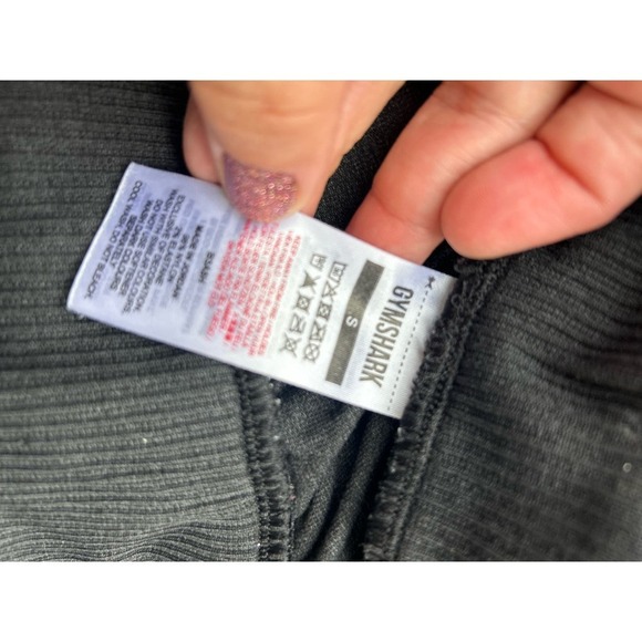 Gymshark Vital Seamless 2.0 Ankle Joggers High Rise Drawstring Waist‎ Black S - Picture 9 of 9